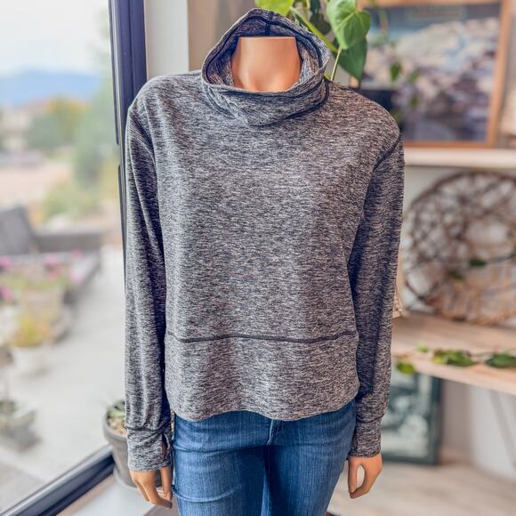 Lululemon Ready To Rulu Fleece Boxy Cowl Neck Pullover w/ Pocket Women's 6 - Picture 8 of 9